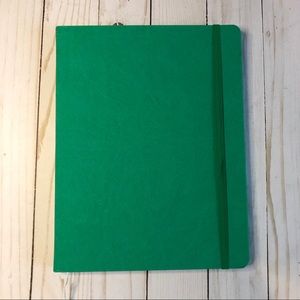 RK Green Hardcover Lined Notebook